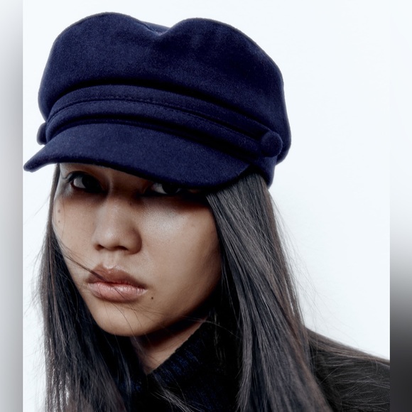 Zara Accessories Zara Wool Blend Skipper Cap Poshmark